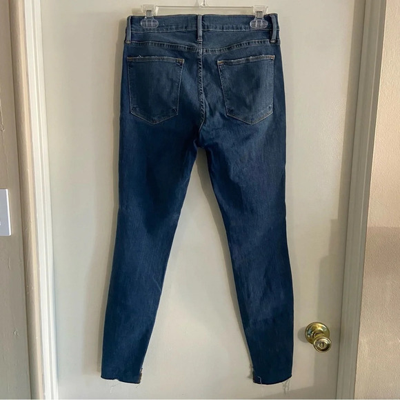 Frame Denim Le High Skinny Stagger Hem Jeans - Picture 5 of 10